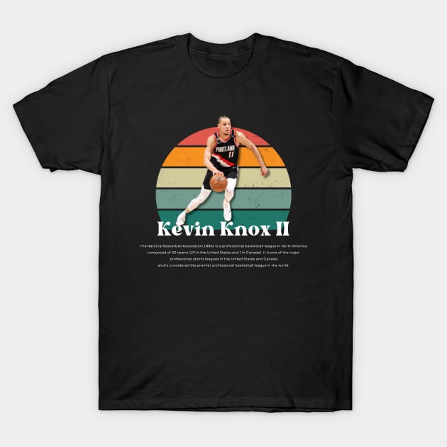 Kevin Knox II Vintage V1 T-Shirt by Gojes Art